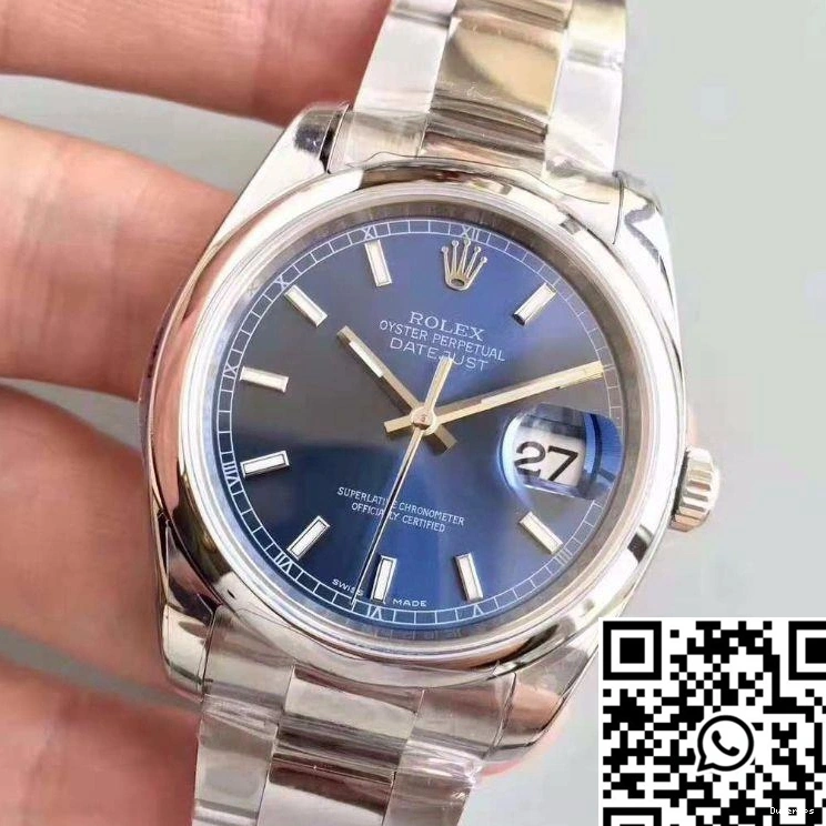 Rolex Datejust Factory Blue AR 116200 36MM Dial 0101